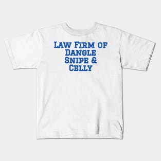 Funny Hockey Dangle, Snipe and Celly blue Kids T-Shirt
